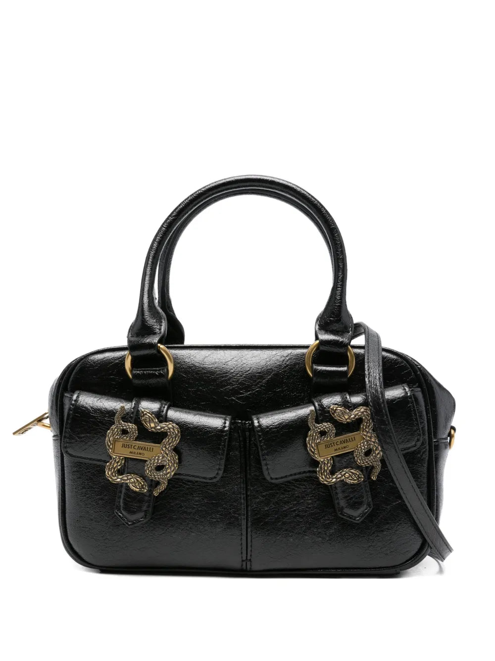 Just Cavallisnake-detail tote bag