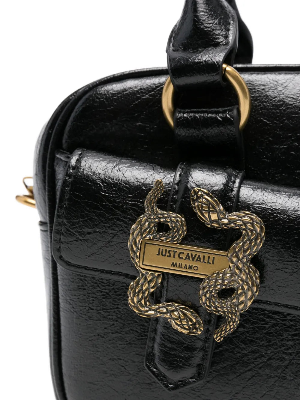 Just Cavallisnake-detail tote bag