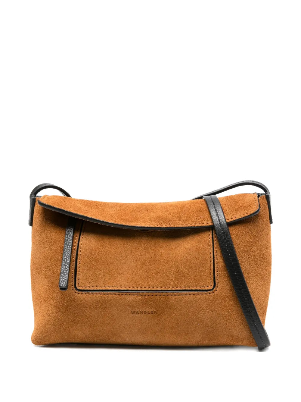 Wandlermini Penelope Slouch suede flap pocket bag