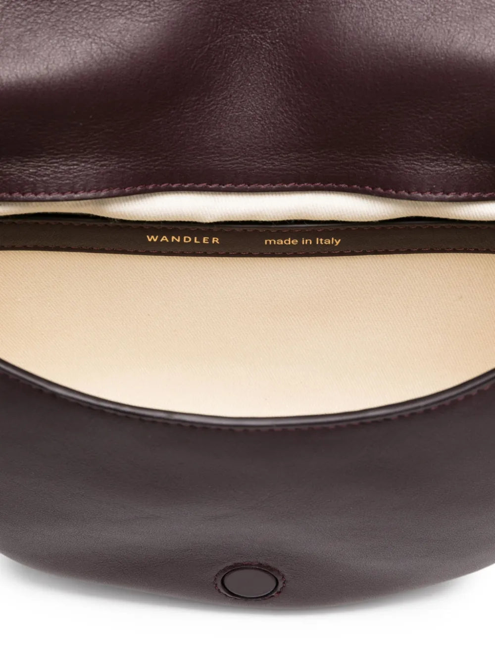 WandlerKate crescent-shaped leather shoulder bag