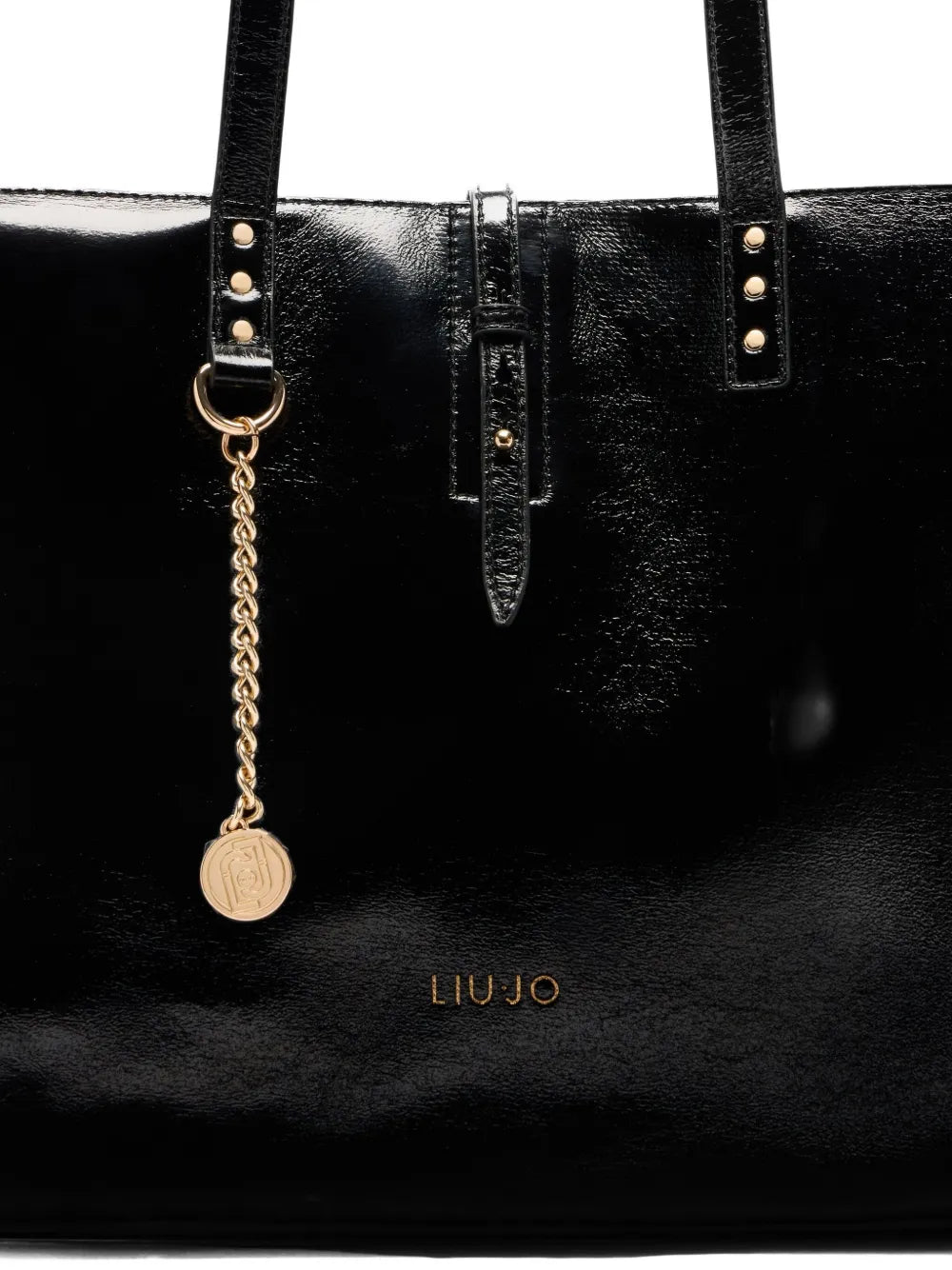 LIU JOlarge stud-embellished tote bag