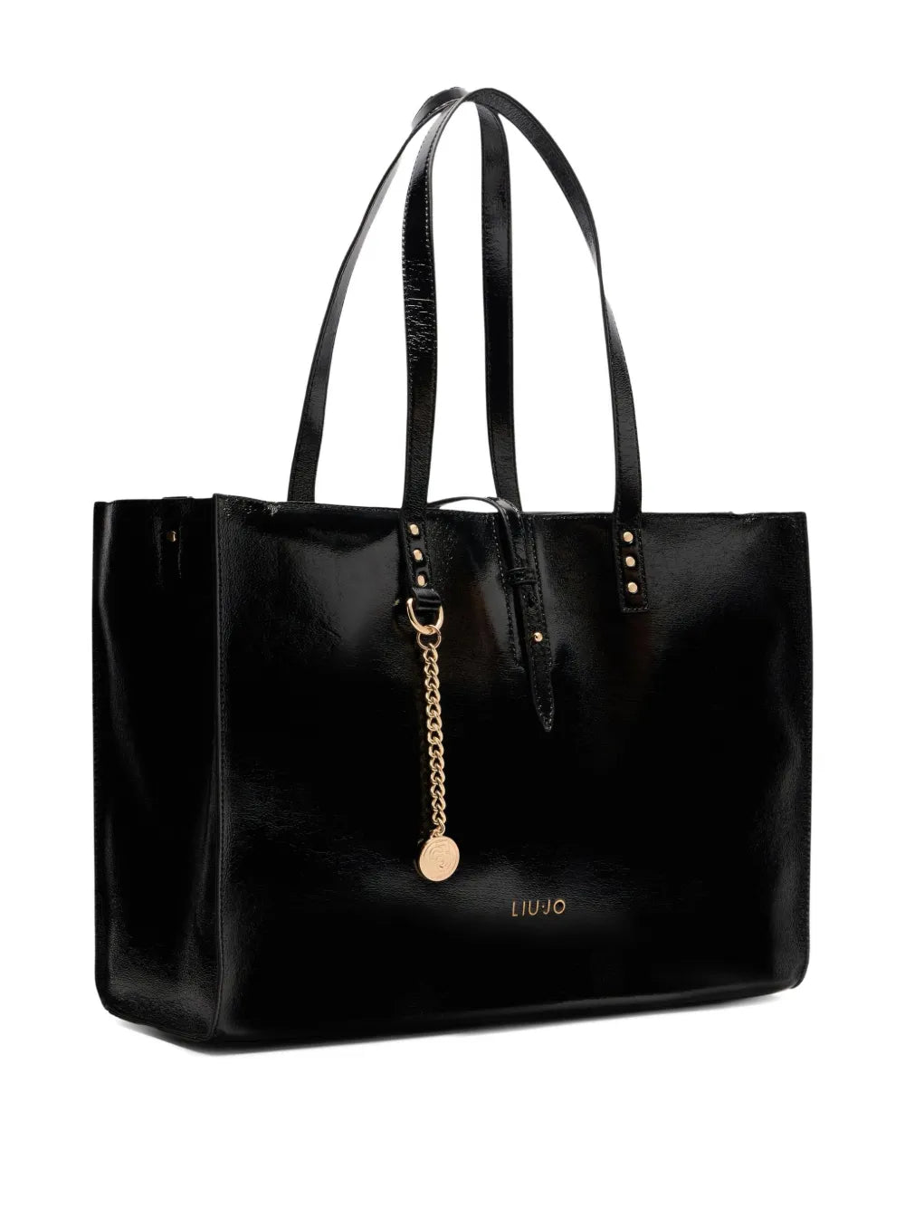 LIU JOlarge stud-embellished tote bag