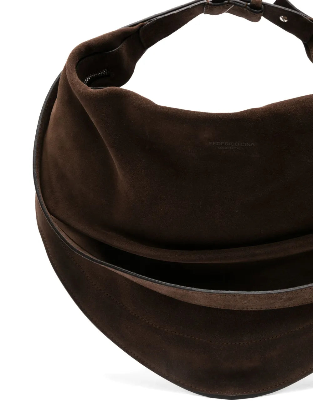 FEDERICO CINAsuede calfskin tote bag