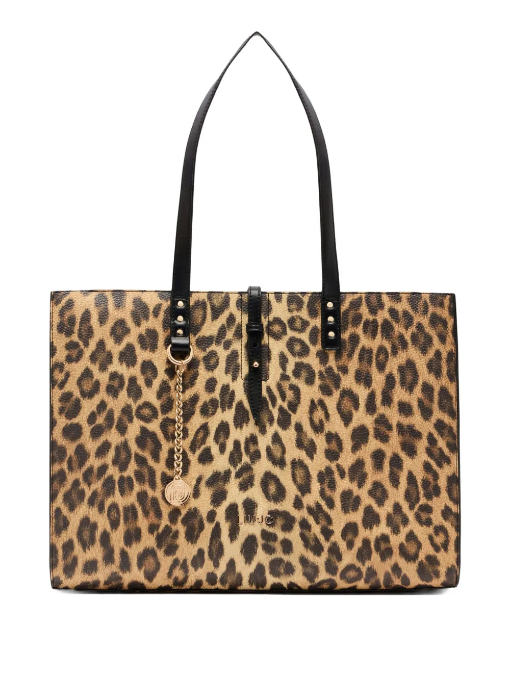 LIU JOlarge animal-print tote bag