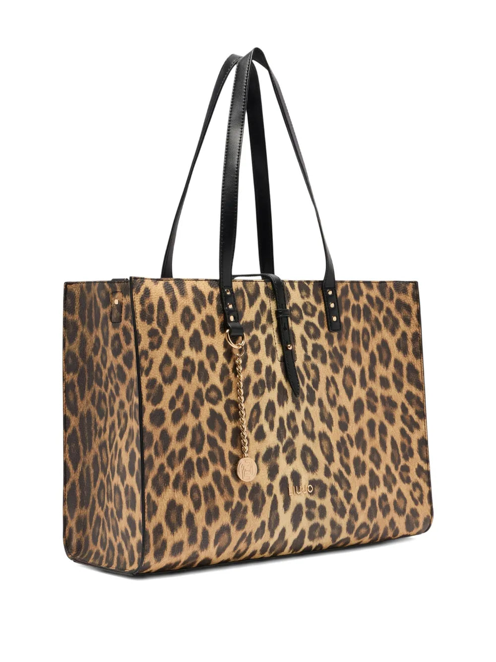 LIU JOlarge animal-print tote bag