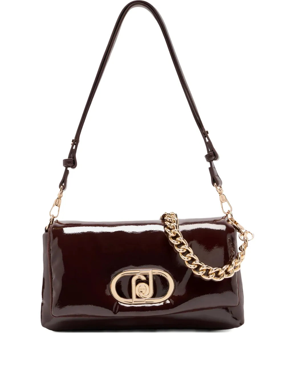 LIU JOmedium LaPuffy flap-closure satchel bag