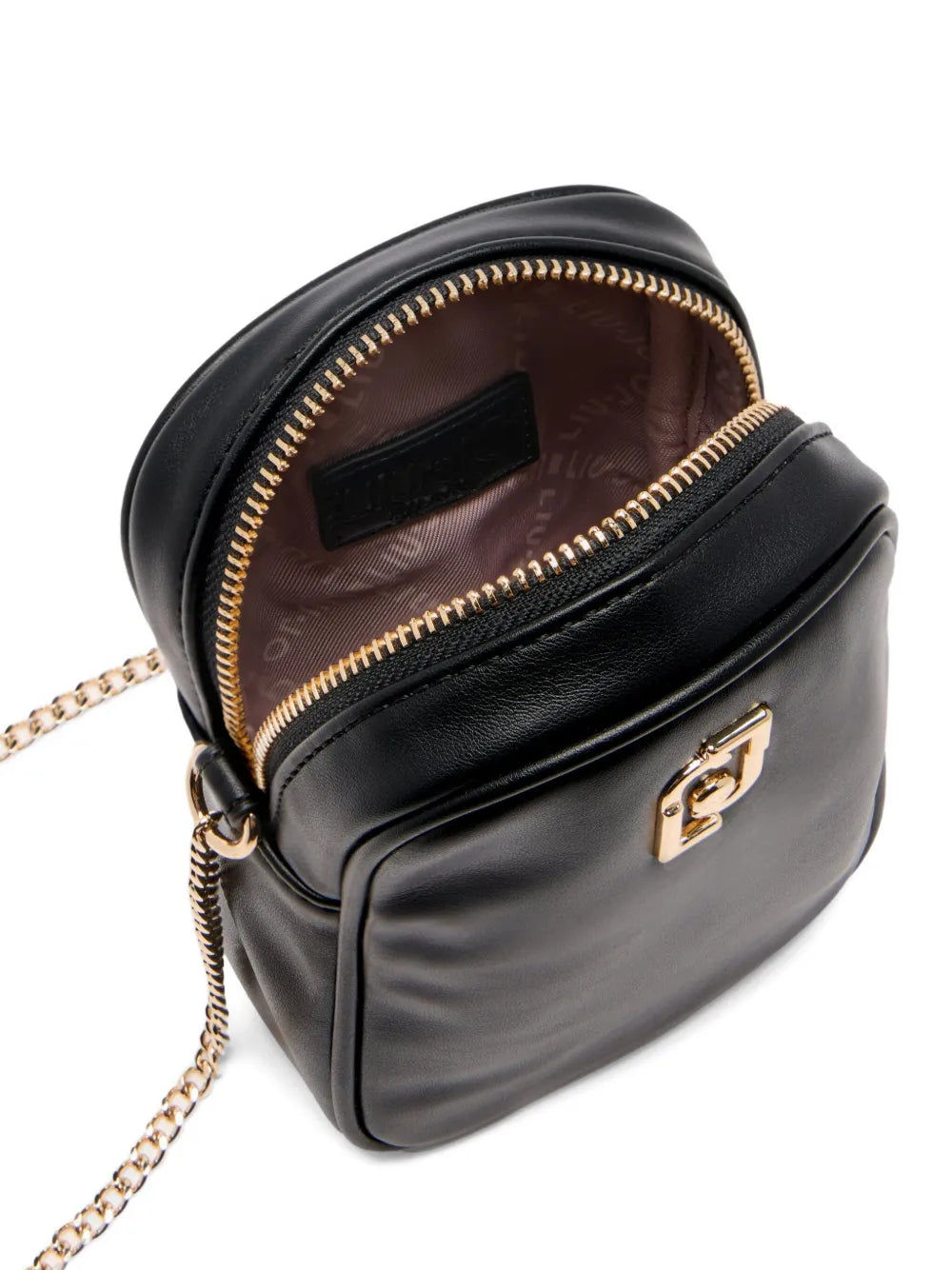 LIU JOlogo-plaque chain cross body bag
