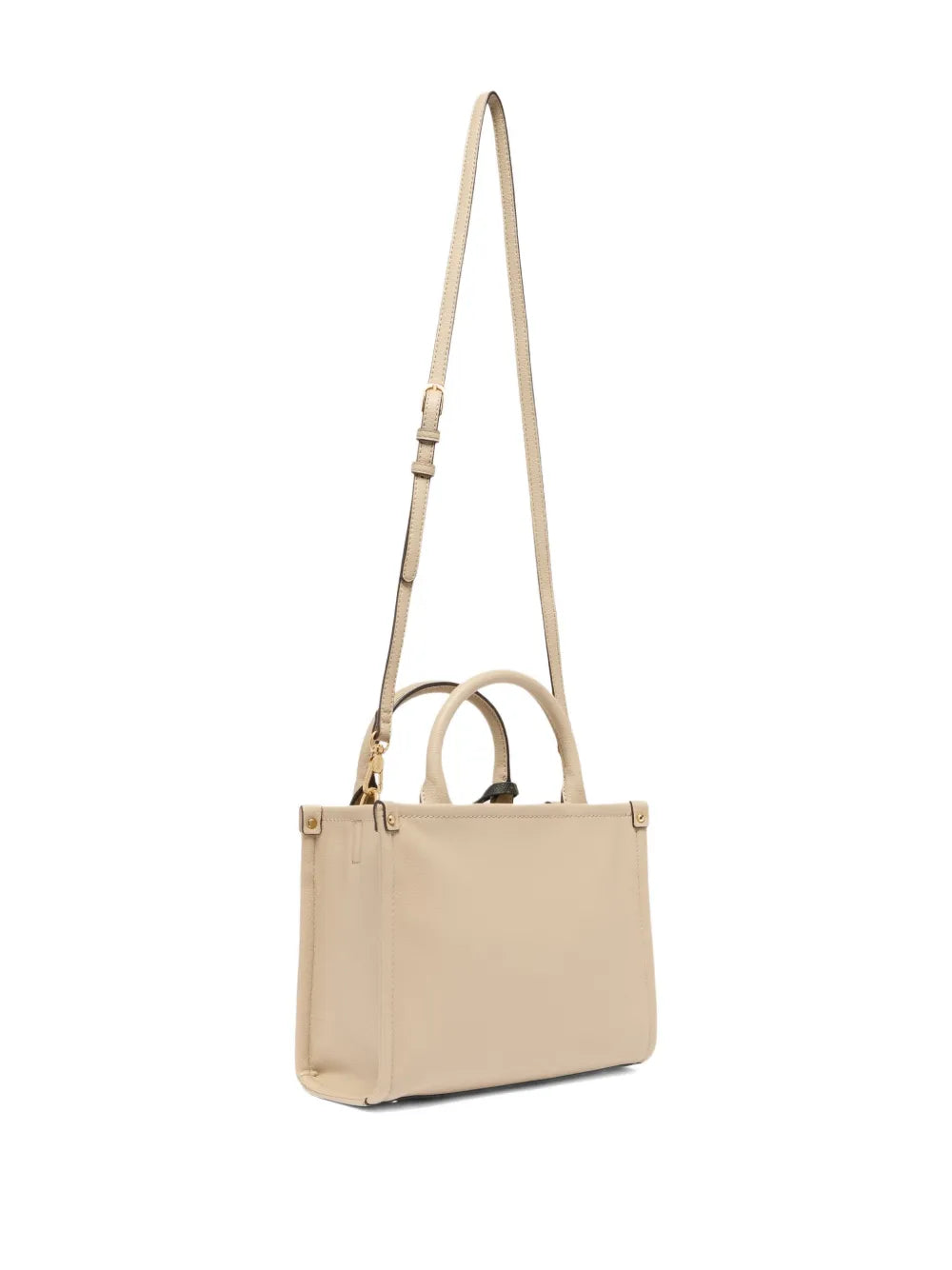 LIU JOsmall logo charm tote bag