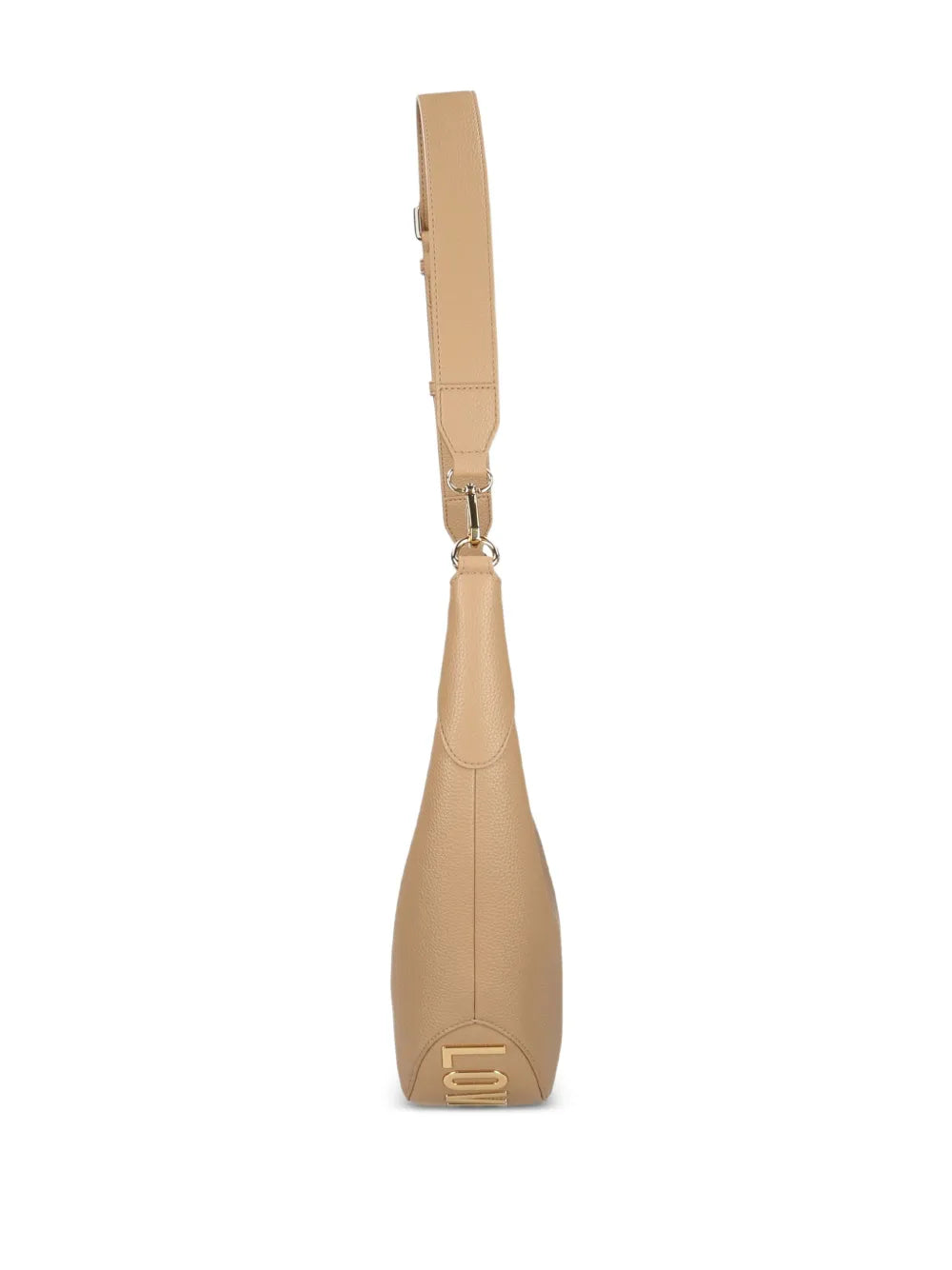 Love Moschinologo-plaque crescent shoulder bag