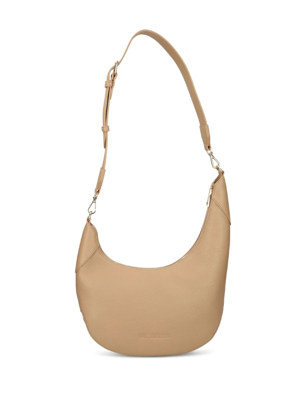 Love Moschinologo-plaque crescent shoulder bag