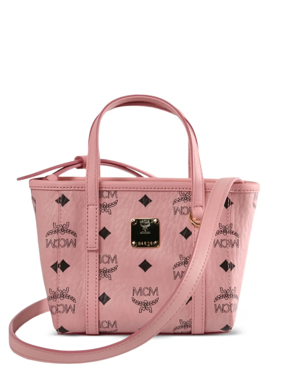 MCMmonogram logo-plaque tote bag