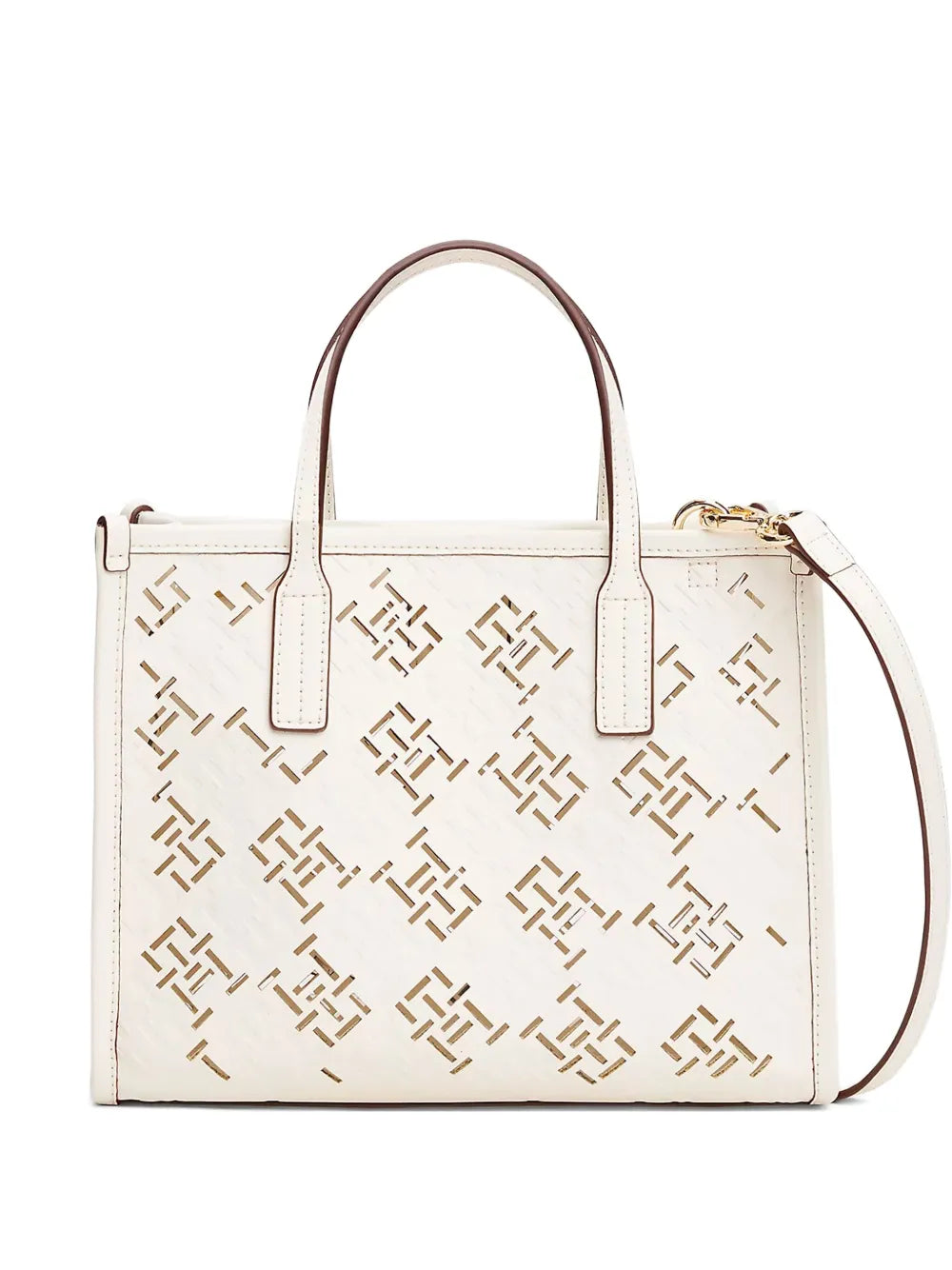 Tommy HilfigerCity TH cut-out pattern tote bag
