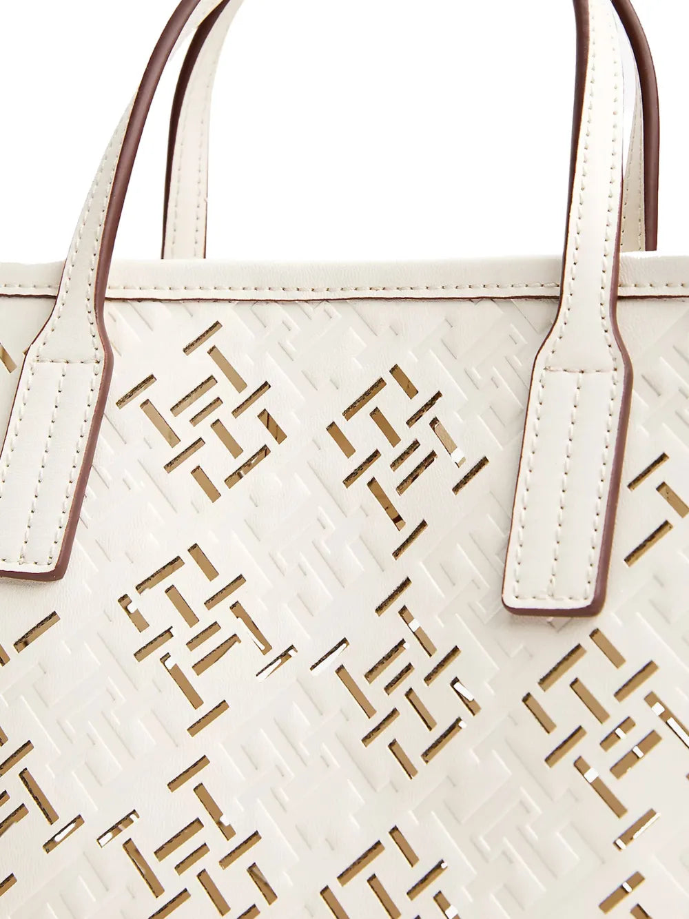 Tommy HilfigerCity TH cut-out pattern tote bag