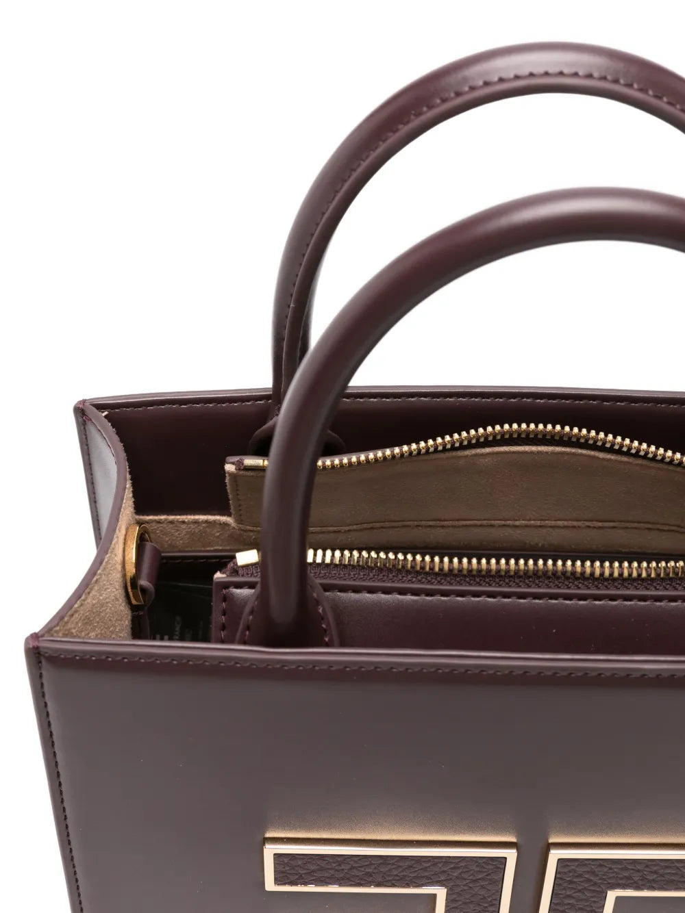 Elisabetta Franchismall logo-embossed tote bag
