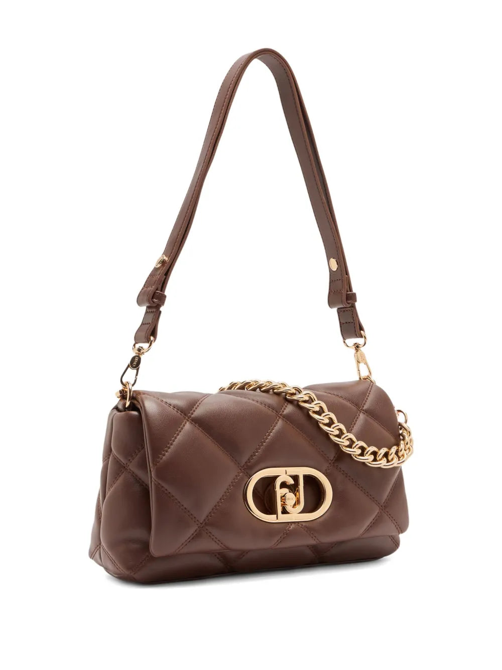 LIU JOmedium LaPuffy quilted chain-strap cross body bag