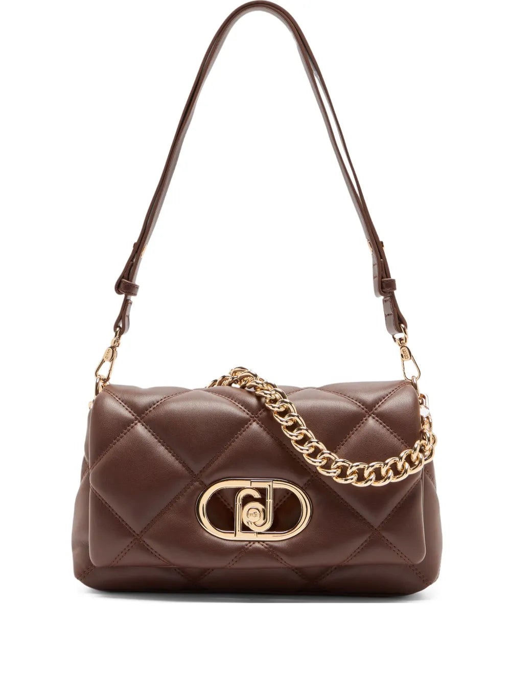 LIU JOmedium LaPuffy quilted chain-strap cross body bag