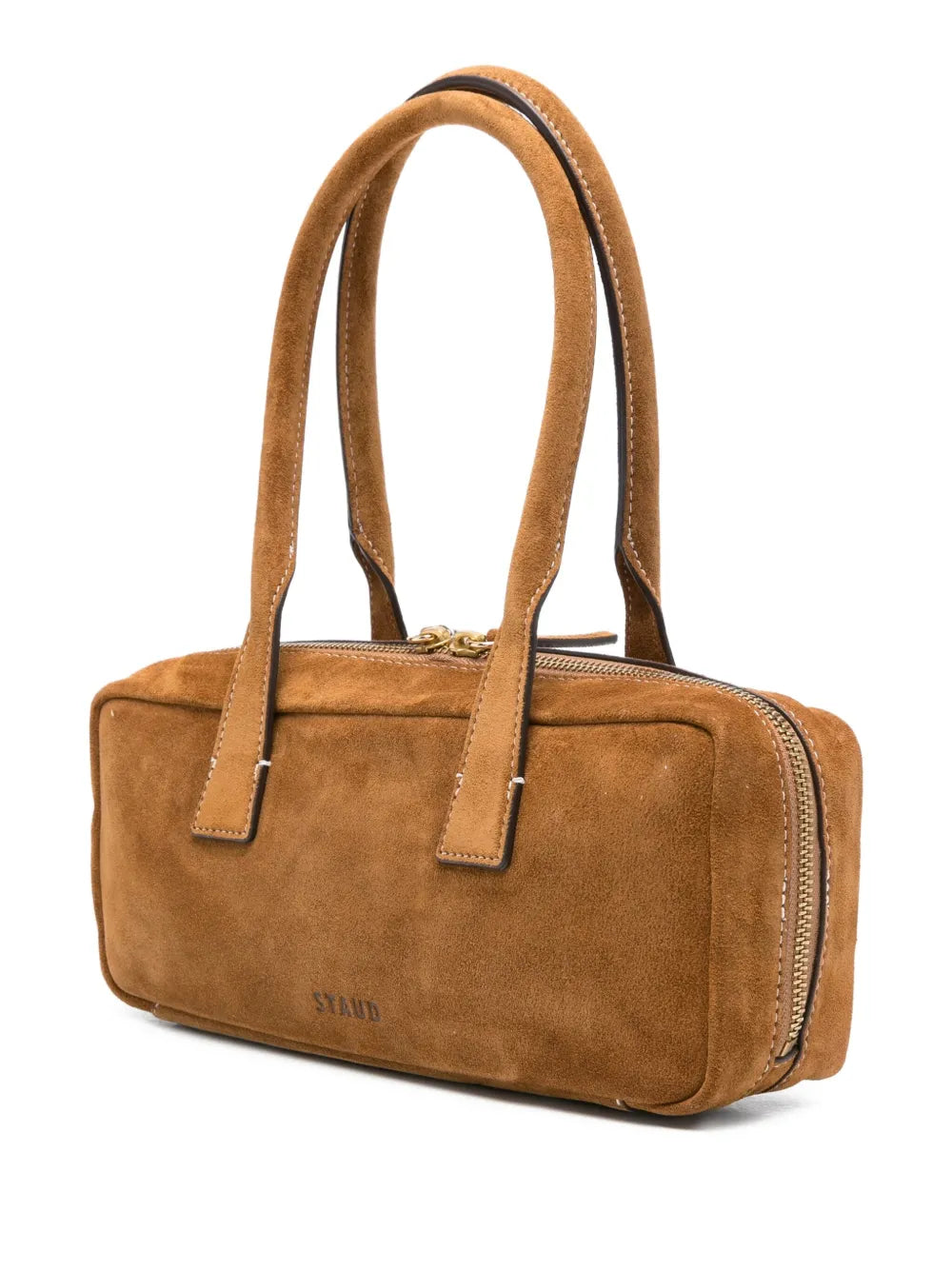 STAUDThe Dude suede zip-top tote bag