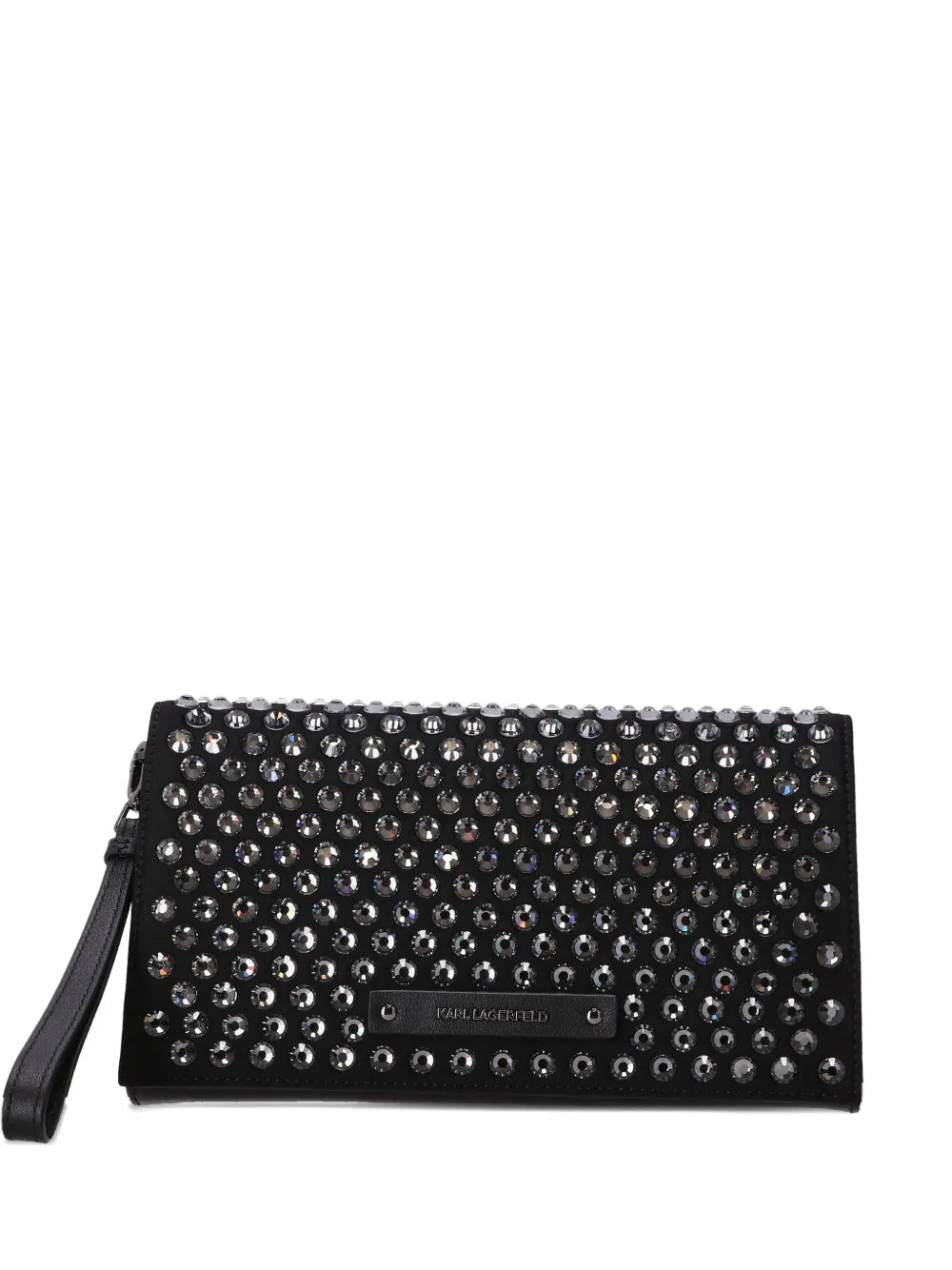 Karl Lagerfeldcrystal-embellished clutch bag