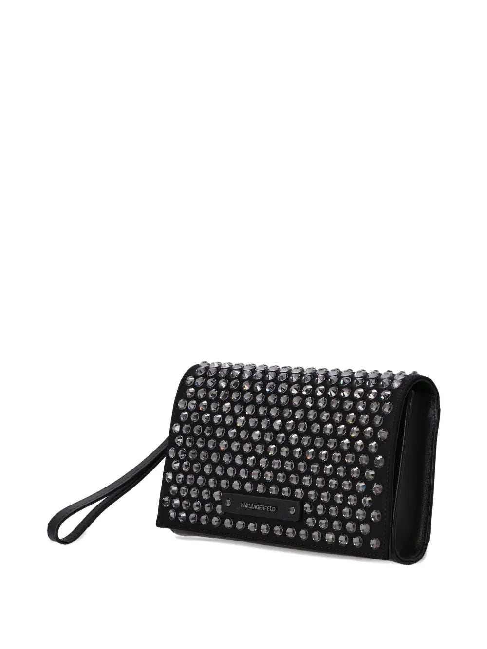 Karl Lagerfeldcrystal-embellished clutch bag