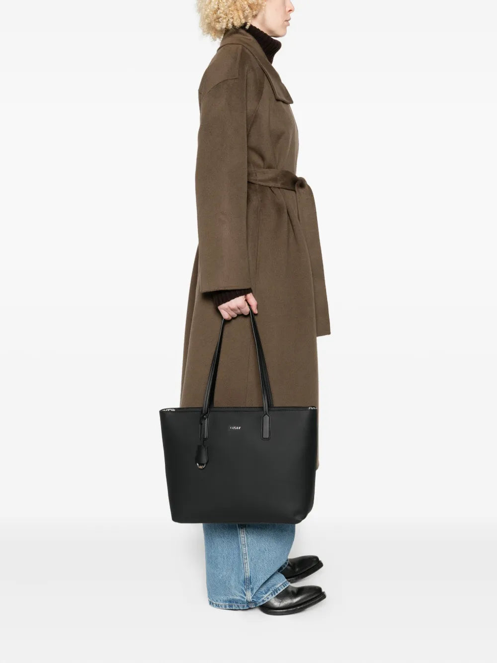 DKNYzip-top tote bag