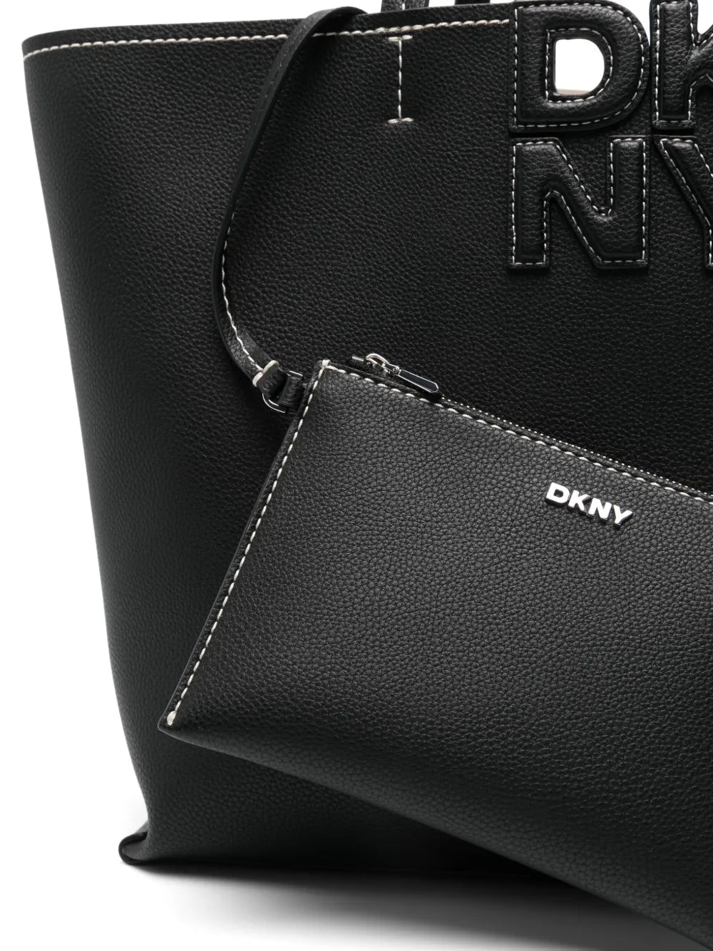 DKNYNicole logo-plaque tote bag