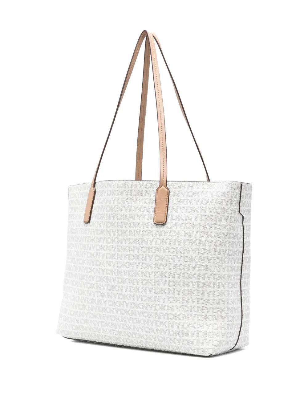 DKNYmedium logo-pattern tote bag