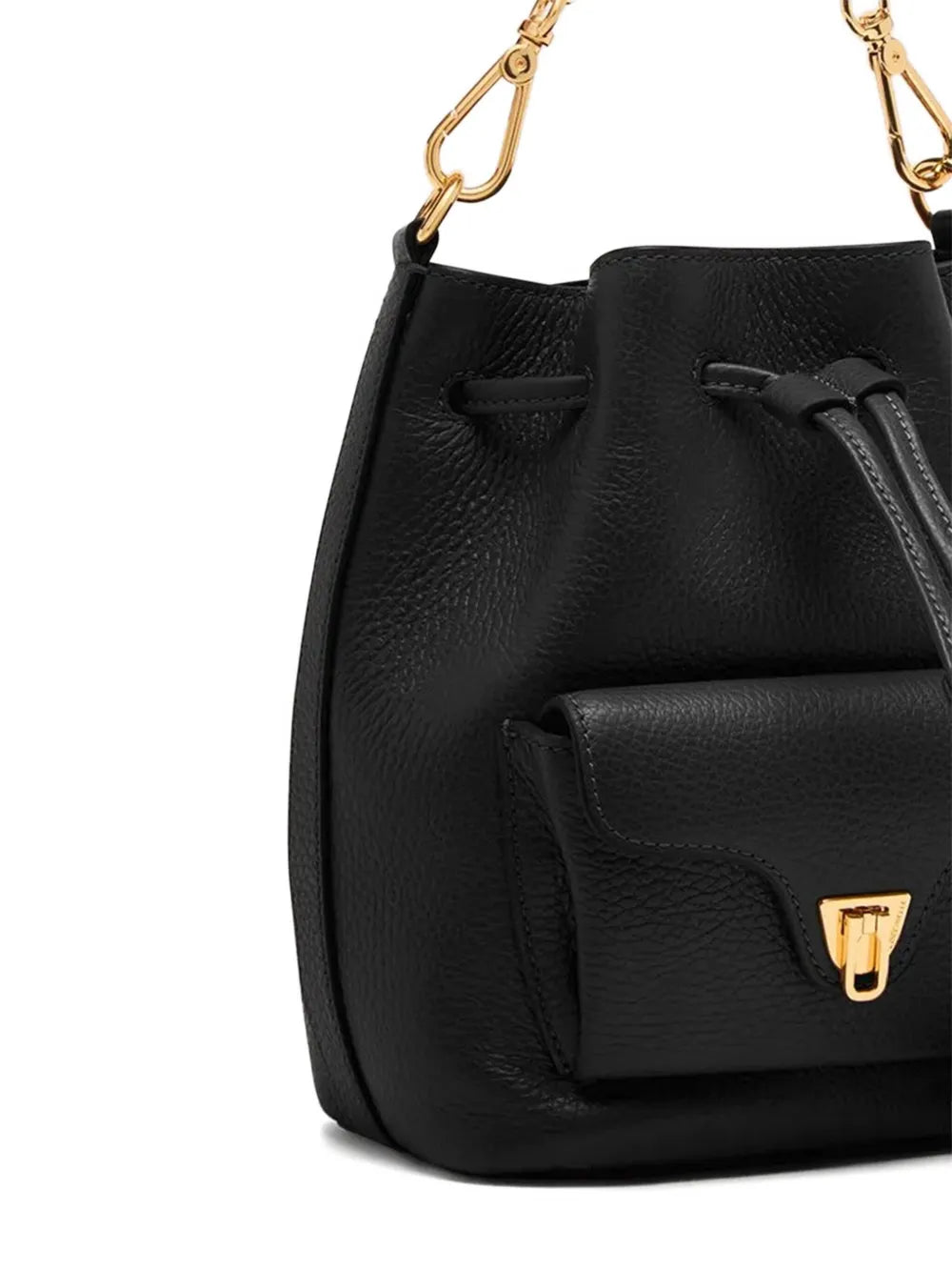 Coccinellechain-strap bucket bag