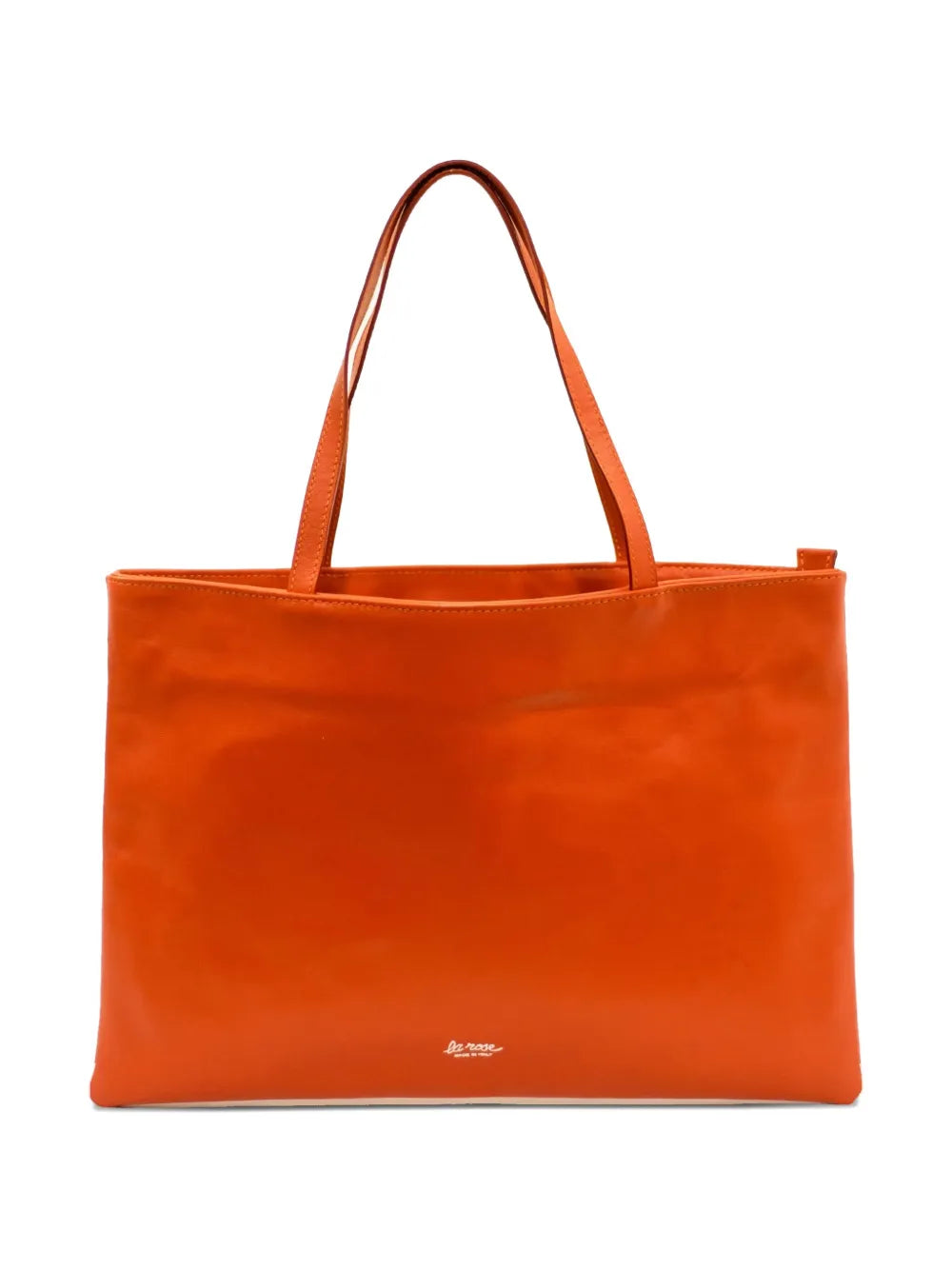 LA ROSEzip fastening tote bag