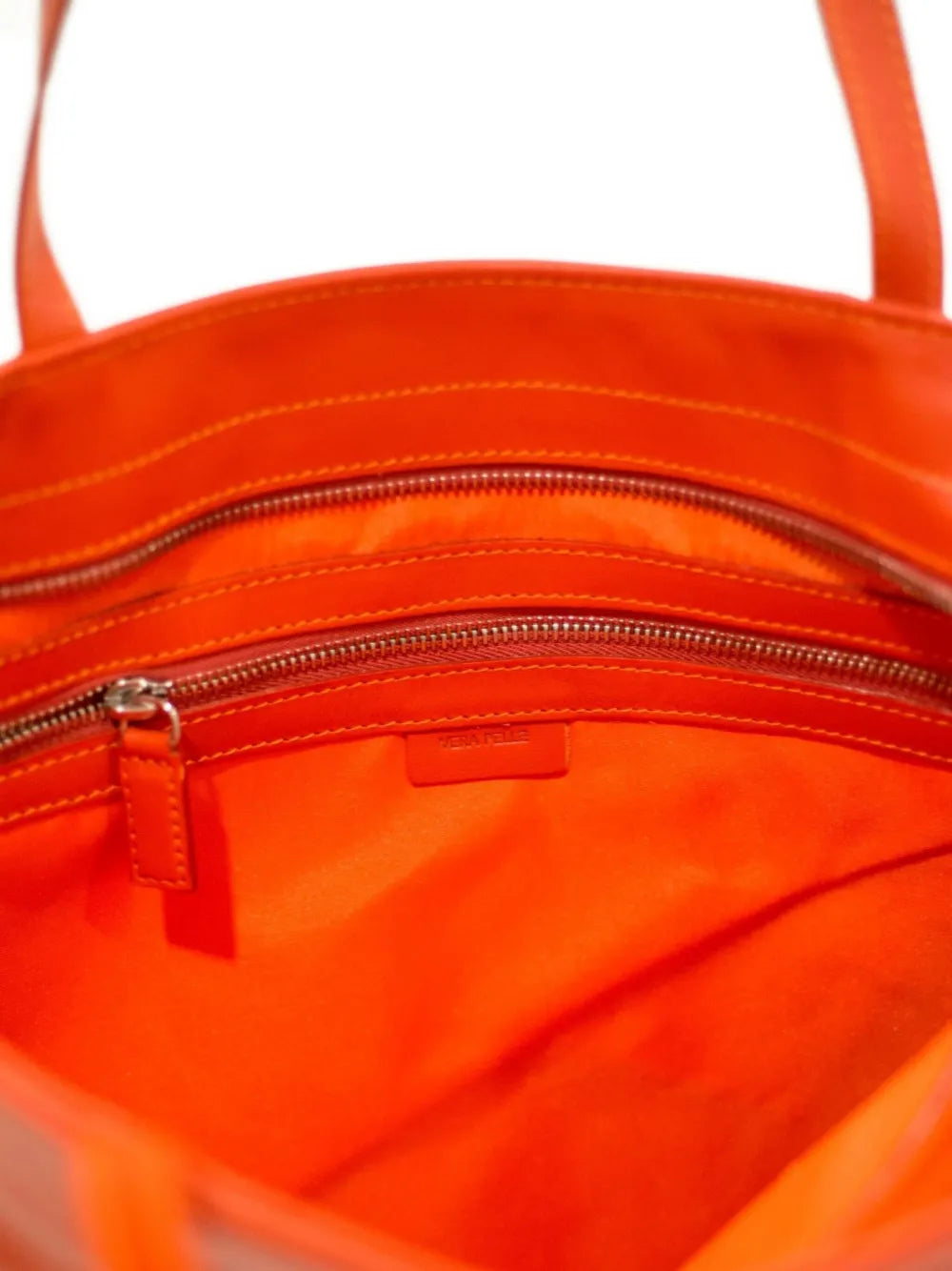 LA ROSEzip fastening tote bag