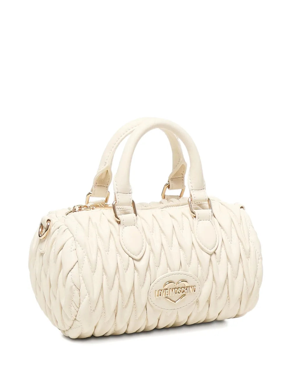 Love Moschinomatelasseffect tote bag