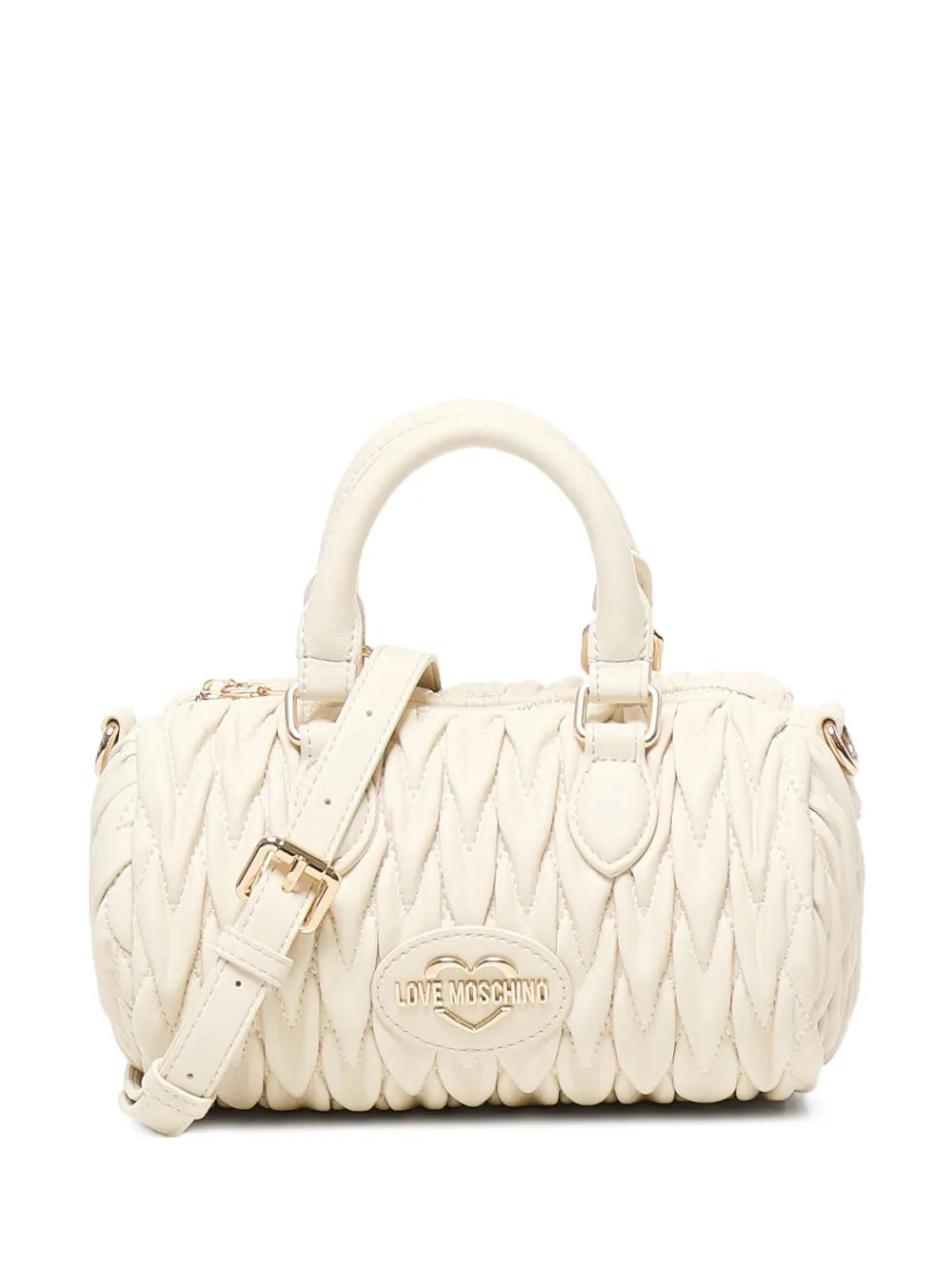 Love Moschinomatelasseffect tote bag