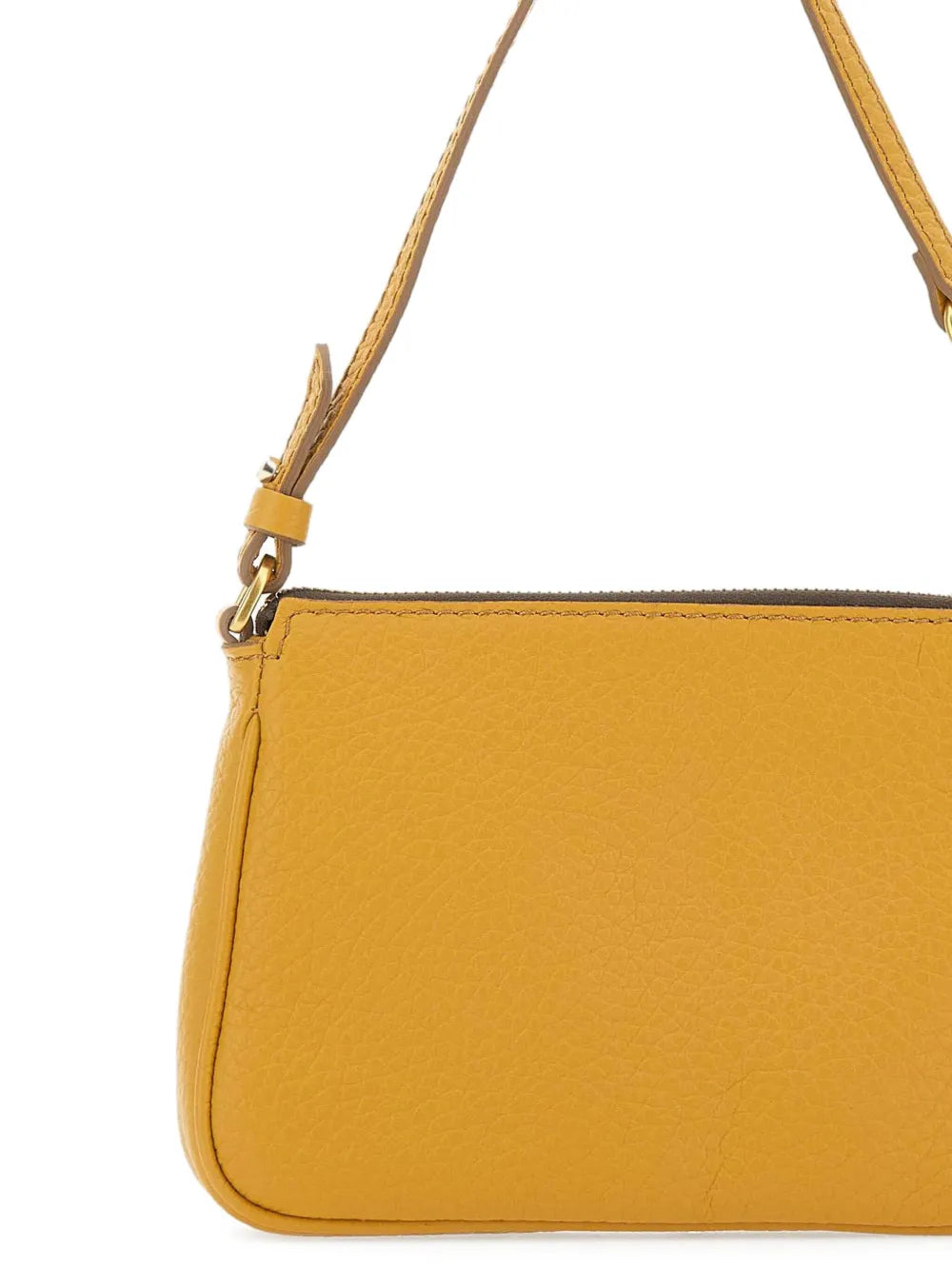 GIANNI CHIARINIzip-top grain leather shoulder bag