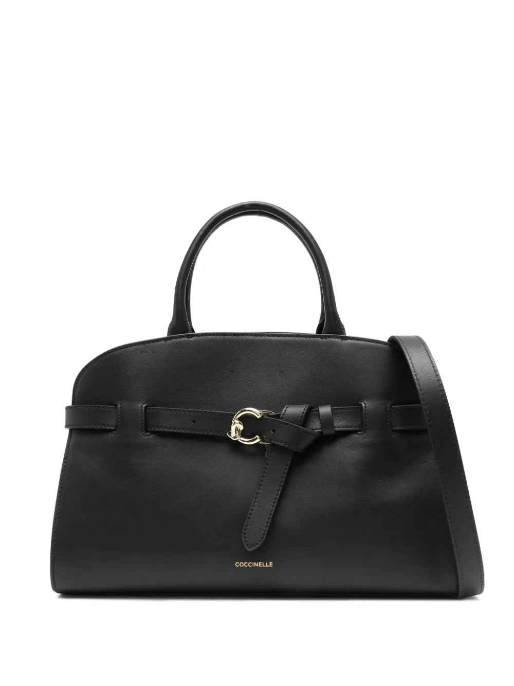 CoccinelleSabine belt-buckle leather tote bag