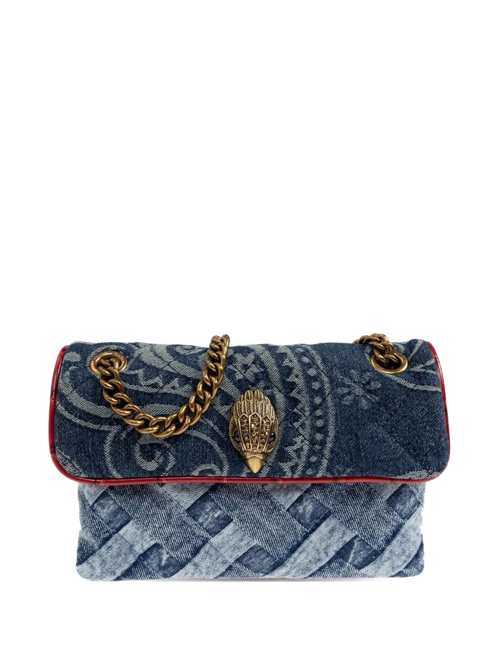 Kurt Geiger Londonmini Kensington Soft paisley-print cross body bag