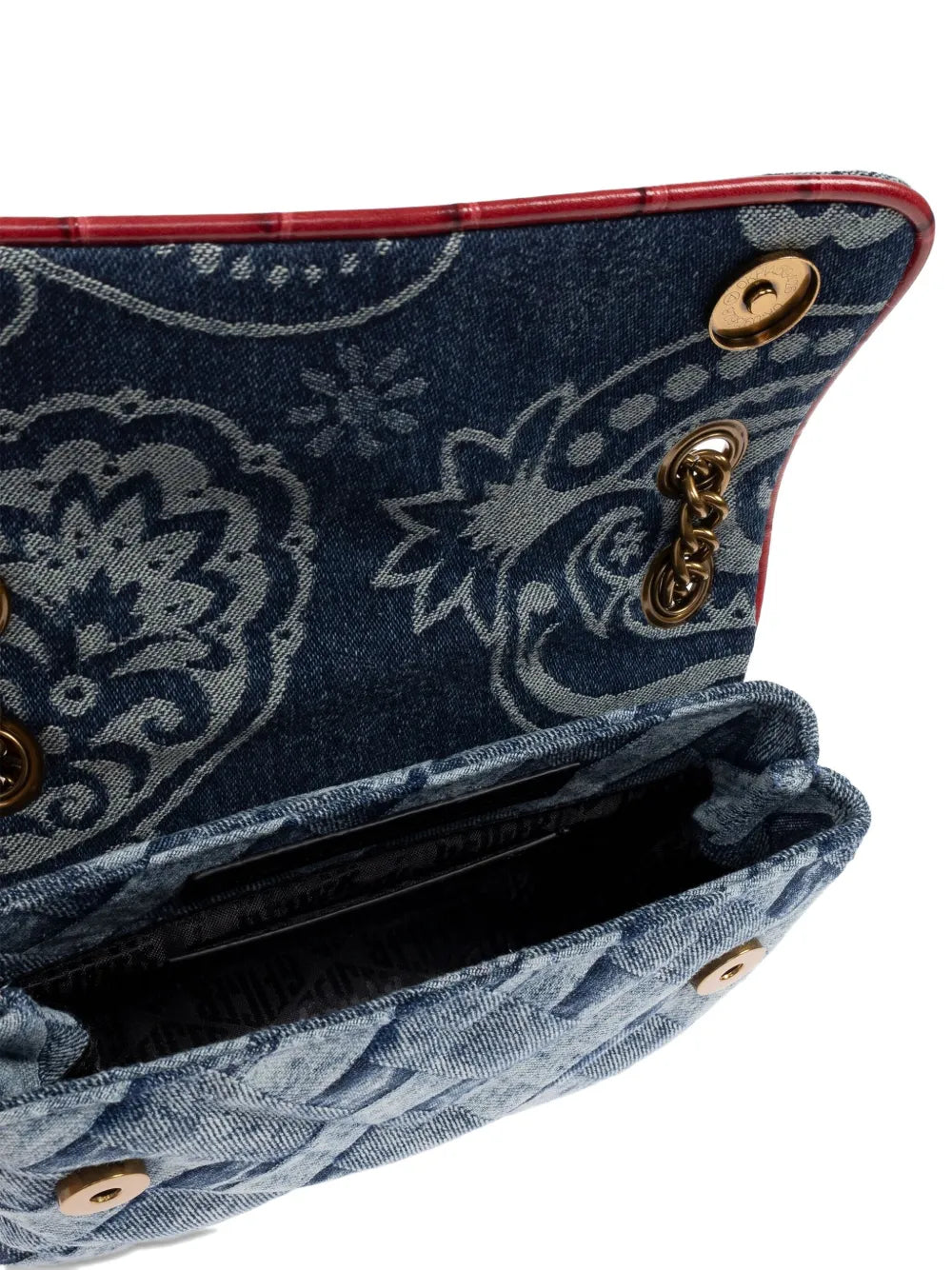 Kurt Geiger Londonmini Kensington Soft paisley-print cross body bag