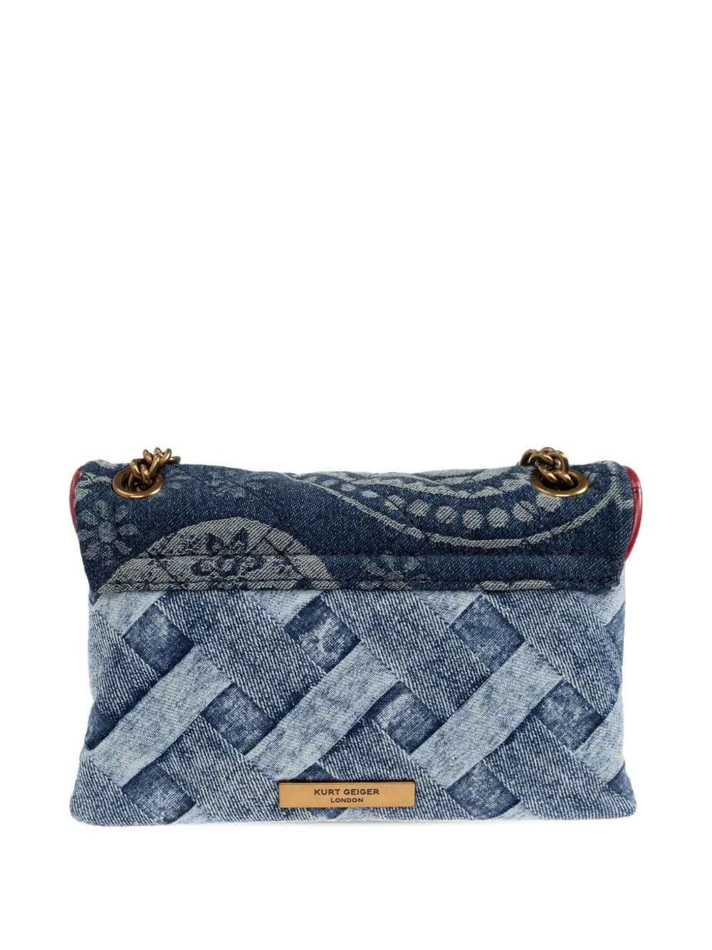 Kurt Geiger Londonmini Kensington Soft paisley-print cross body bag