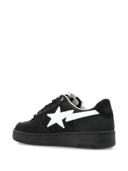 A Bathing Ape?Sk8 Sta 3 Star-Embellished Leather Sneakers