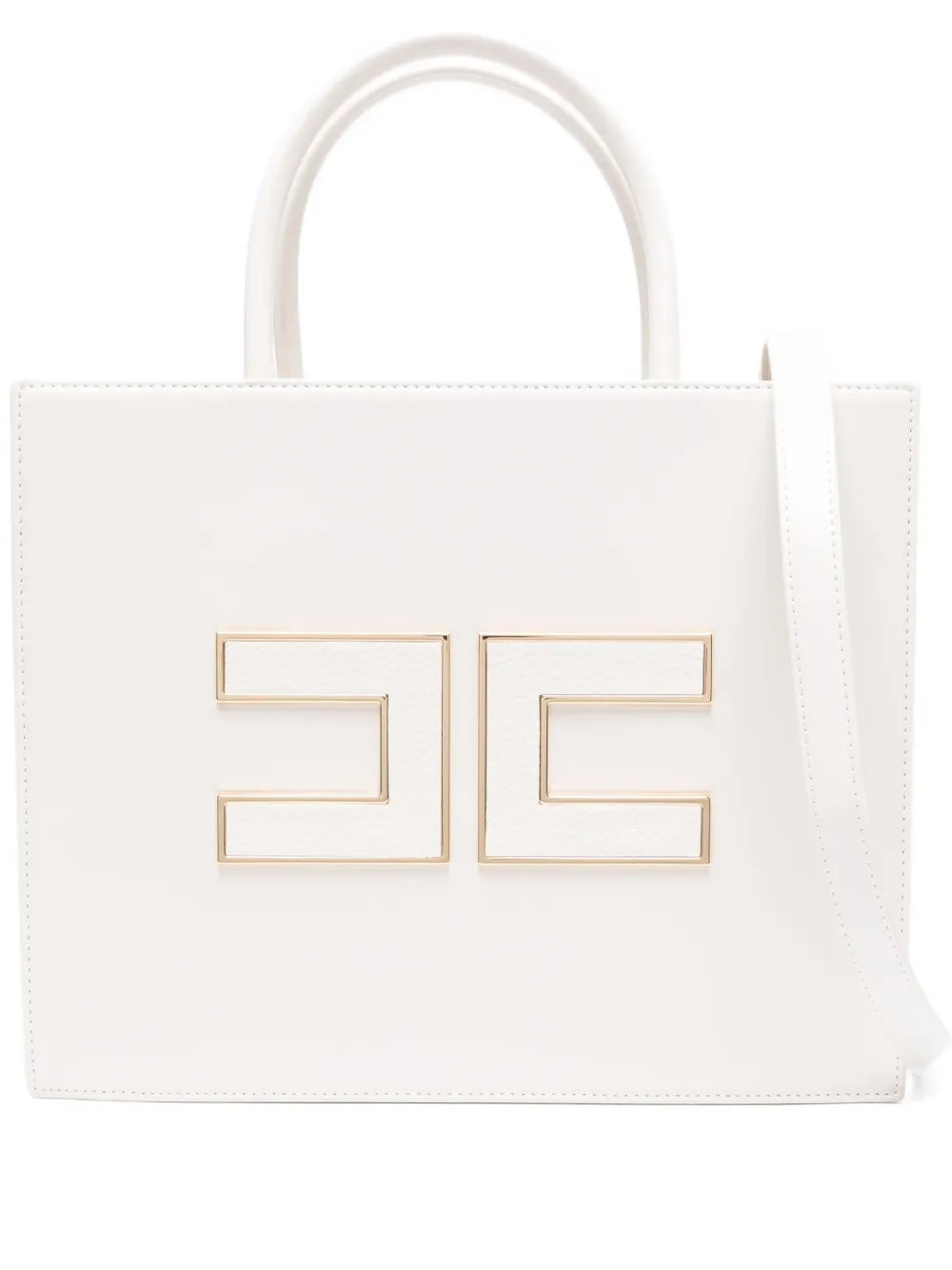 New SeasonElisabetta Franchilogo-plaque tote bag