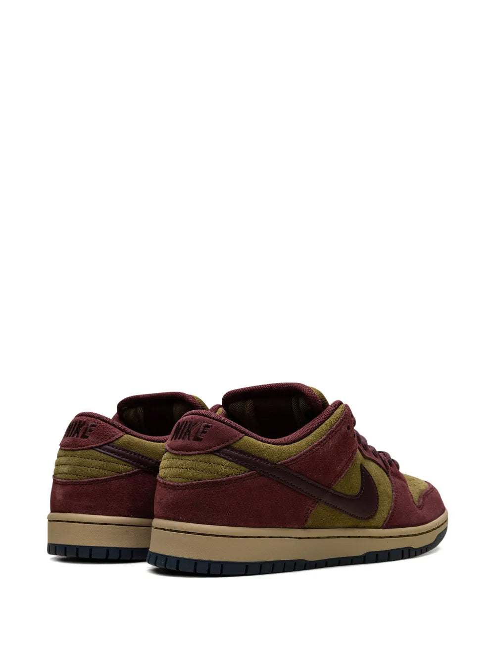 Nike Sb Dunk Low Burgundy Crush/Olive Flak Sneakers