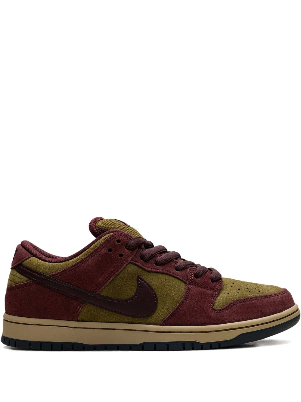 Nike Sb Dunk Low Burgundy Crush/Olive Flak Sneakers