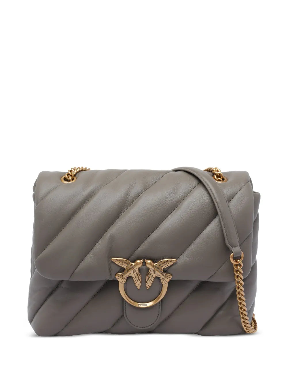 PINKOquilted bird-embellished shoulder bag