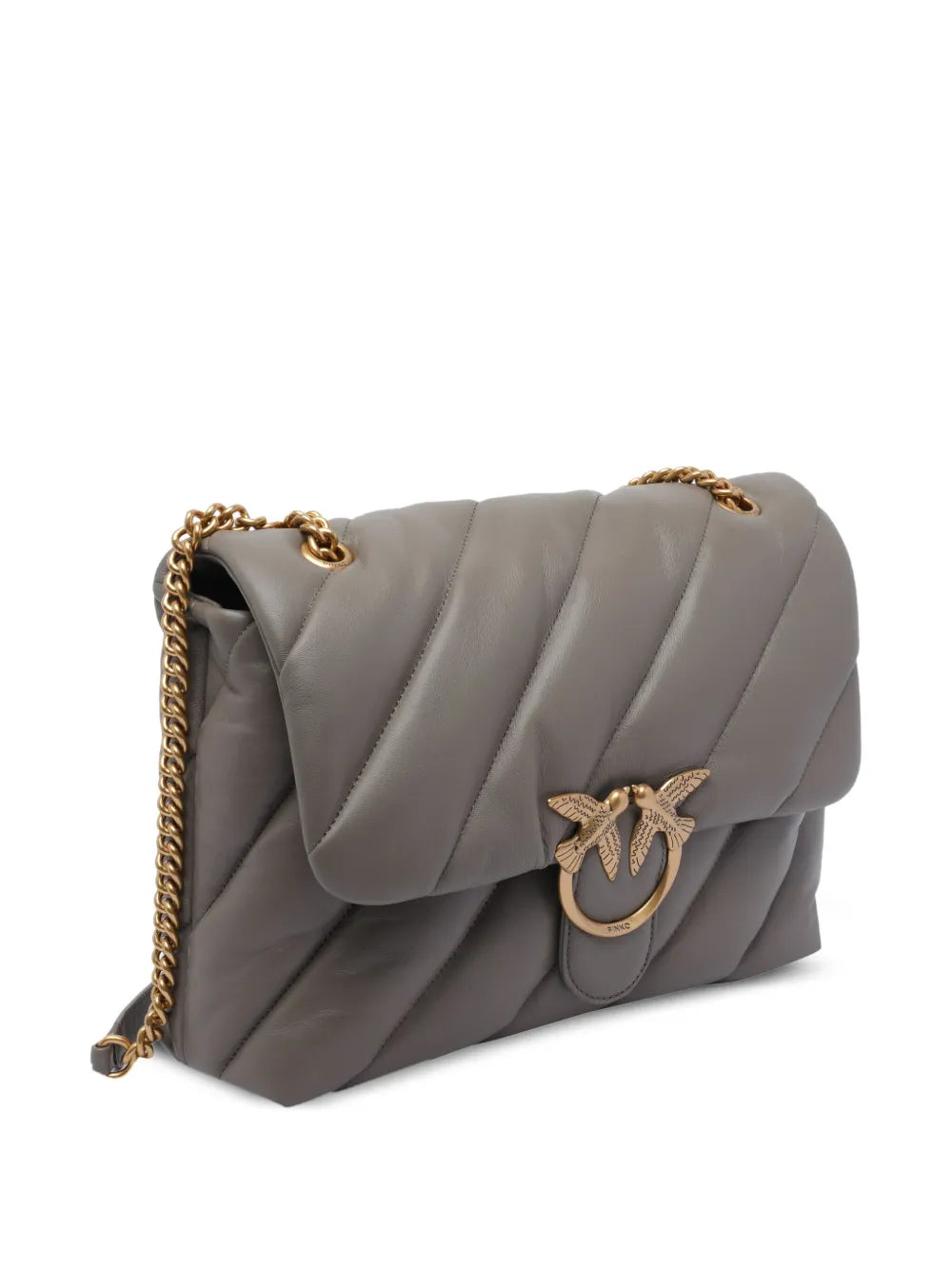 PINKOquilted bird-embellished shoulder bag