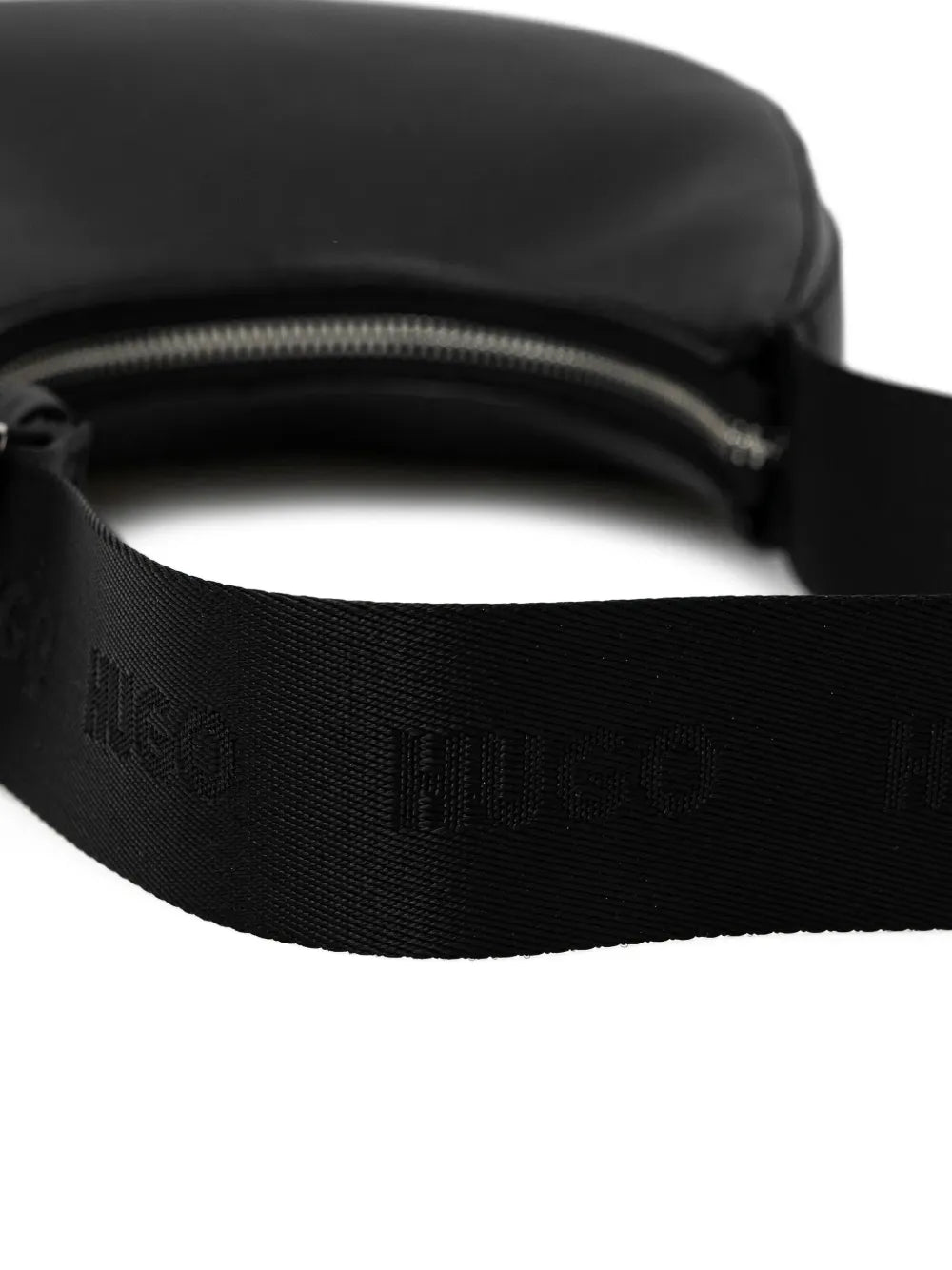 HUGOcrescent zip cross-body bag