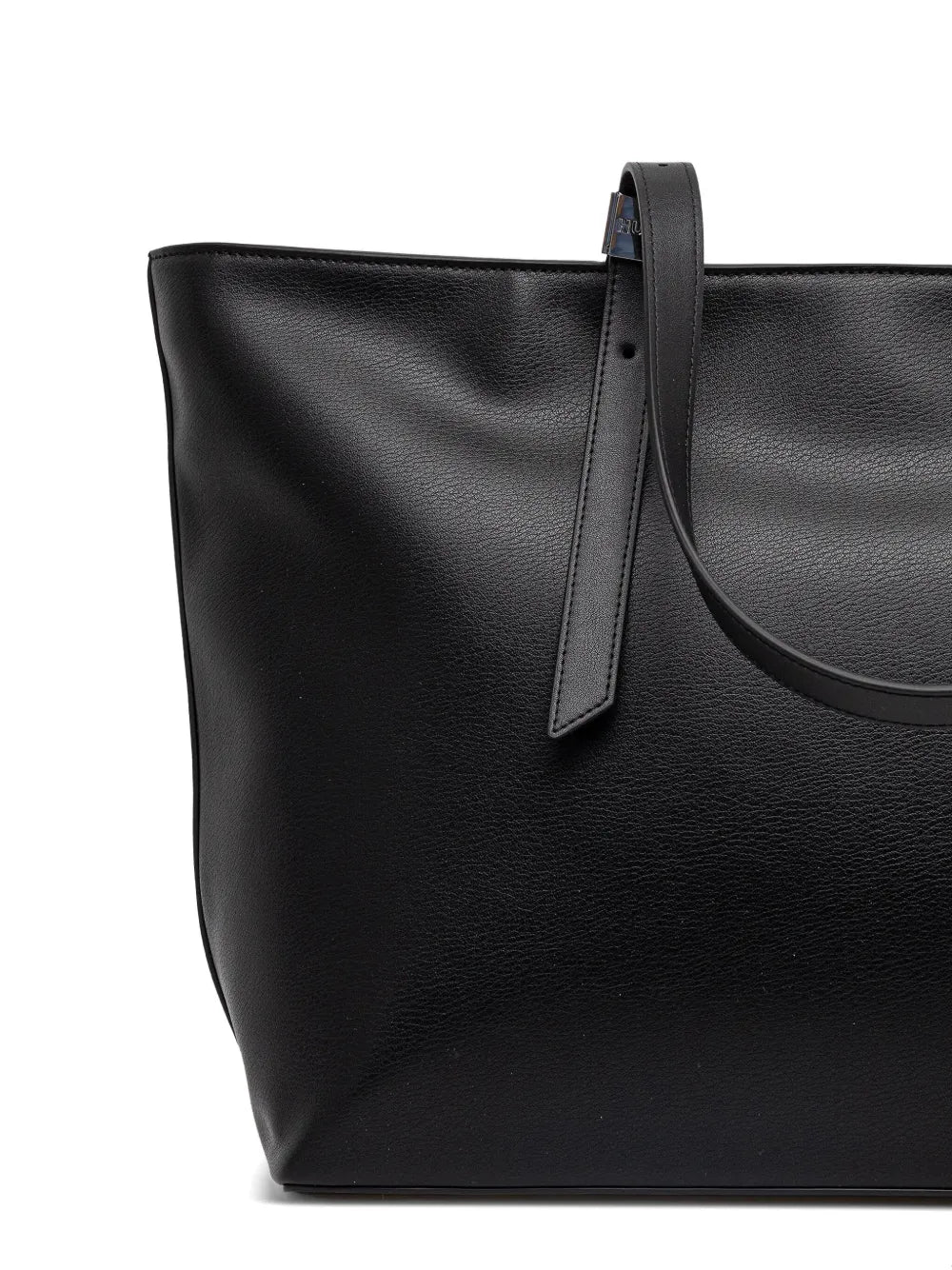 HUGObuckle-detail logo tote bag