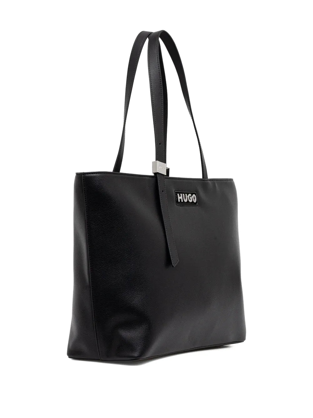 HUGObuckle-detail logo tote bag