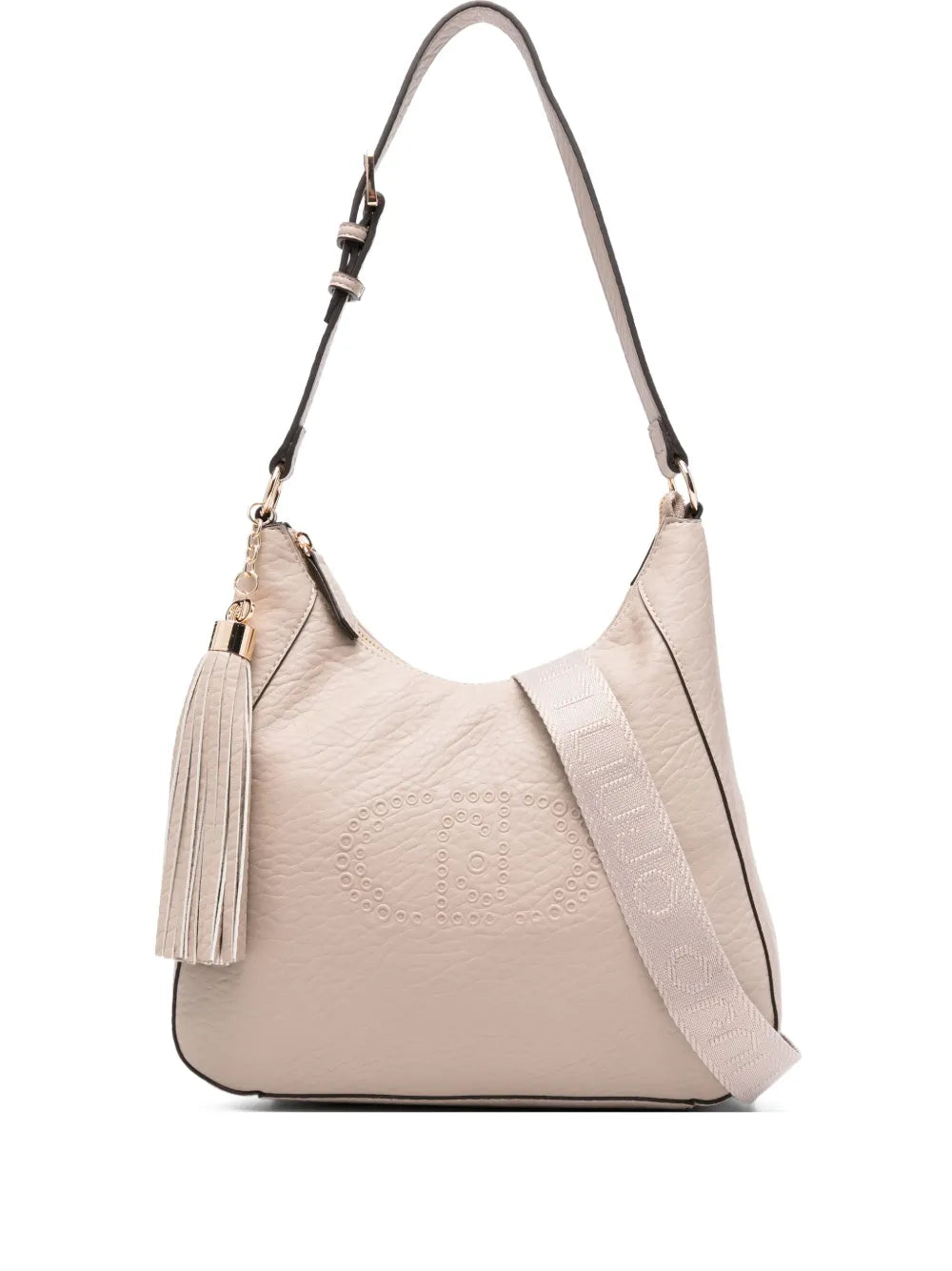 LIU JOsmall logo-embossed shoulder bag