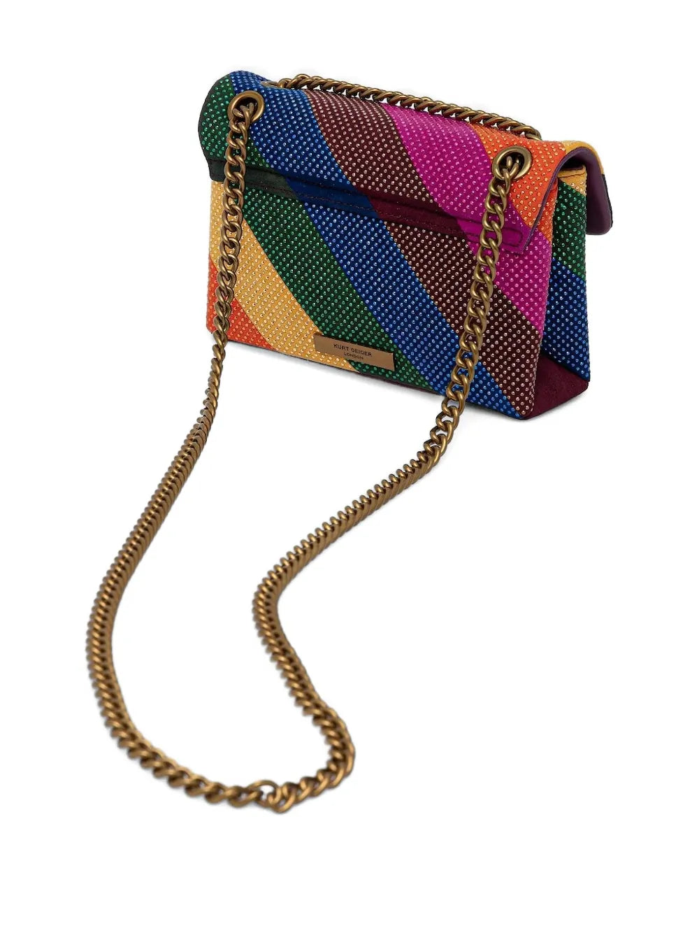 Kurt Geiger Londonmini Kensington embellished crossbody bag