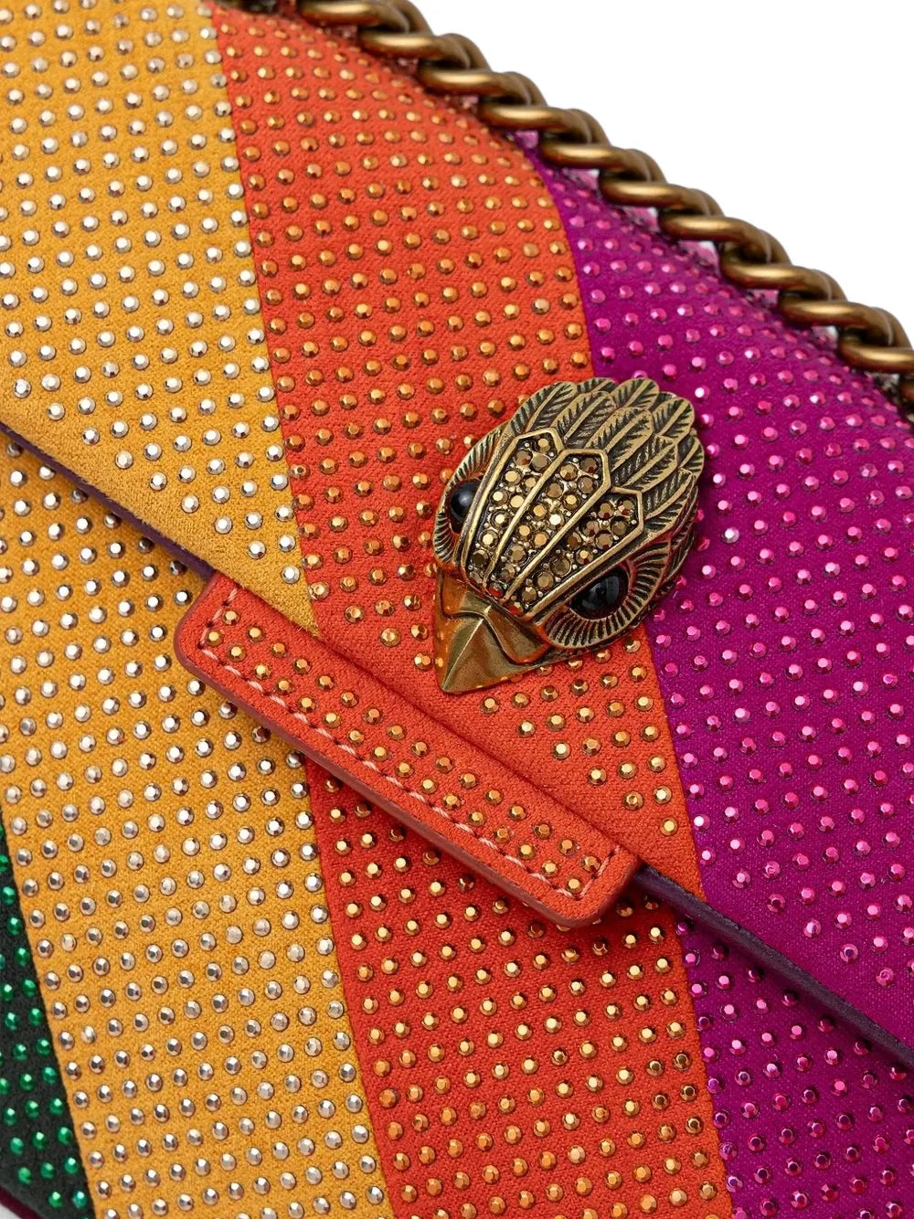 Kurt Geiger Londonmini Kensington embellished crossbody bag