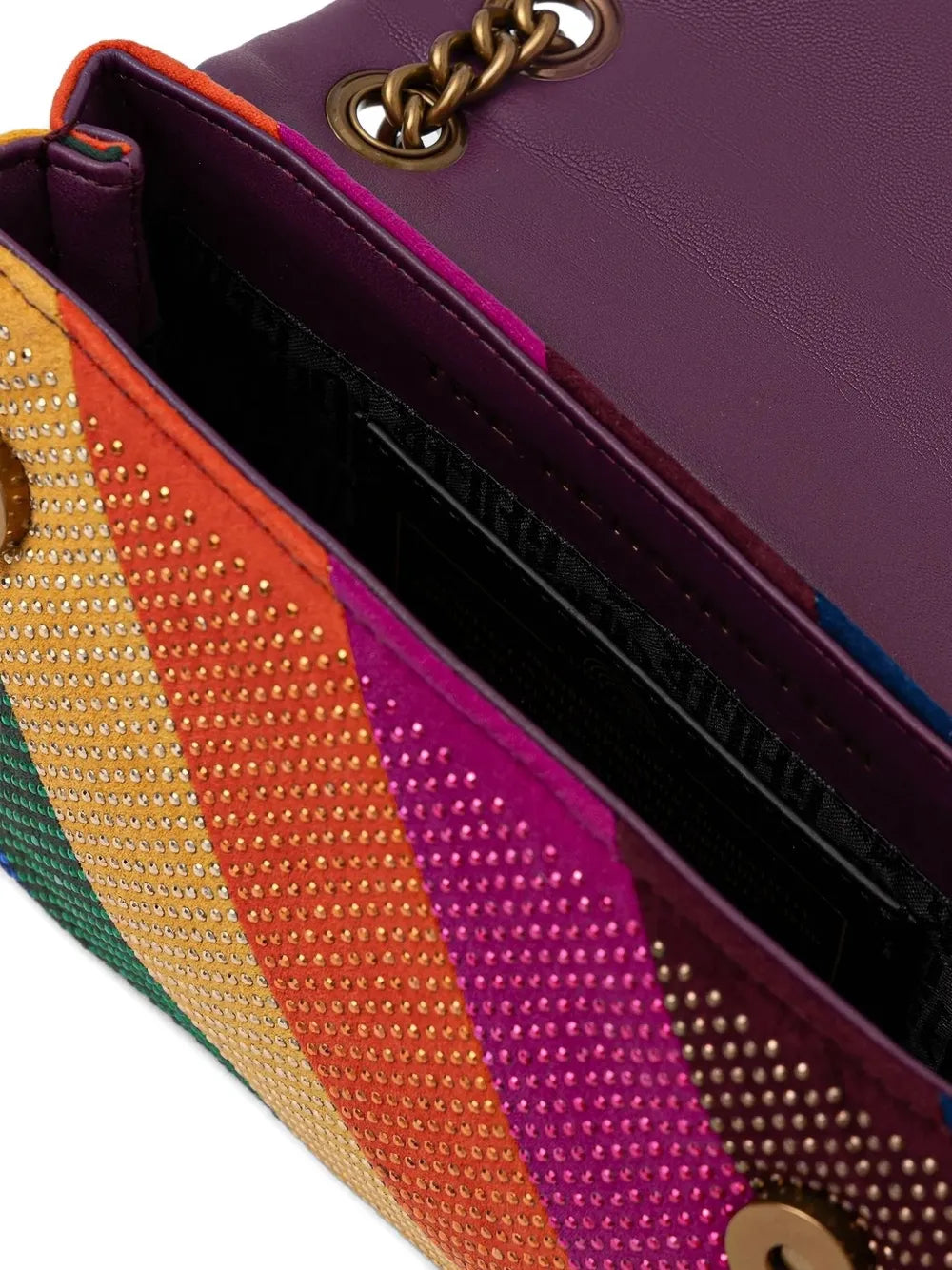 Kurt Geiger Londonmini Kensington embellished crossbody bag
