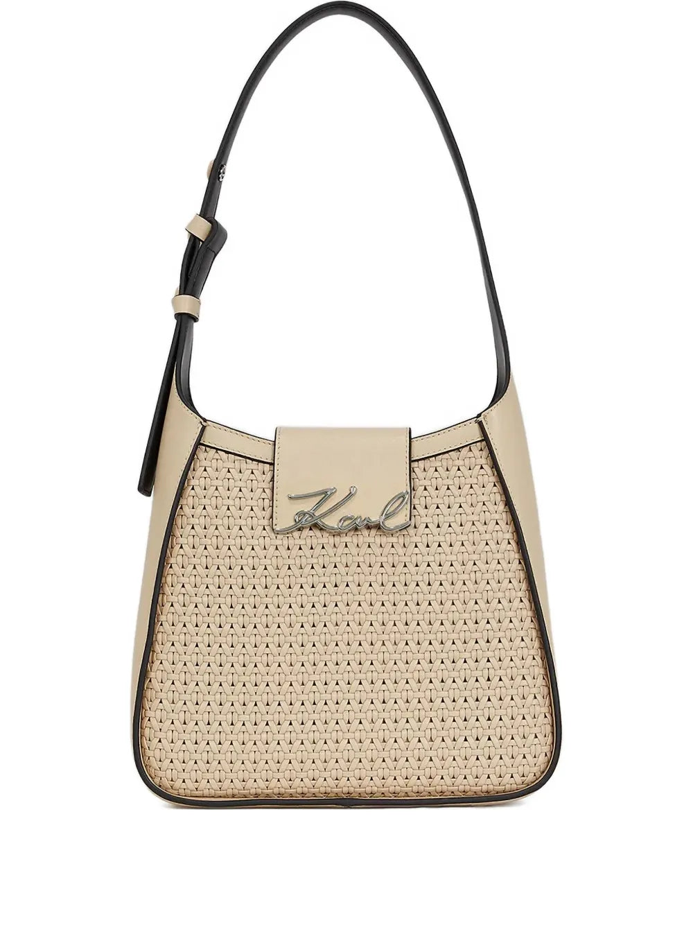 Karl LagerfeldK/signature woven-detail shoulder bag